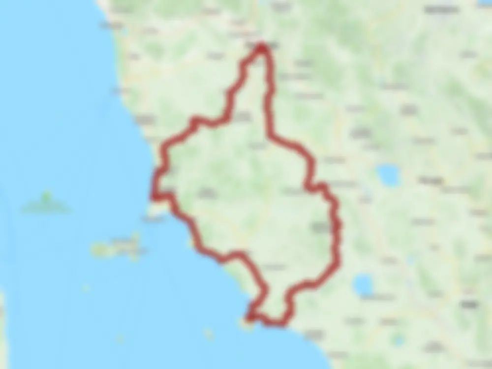 Blurred preview of the route map